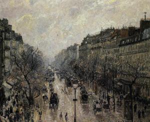 "Boulevard Montmartre. Foggy Morning"
